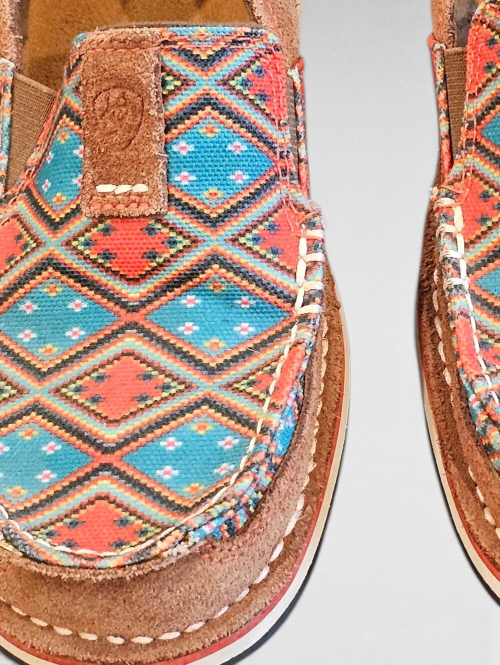 Ariat Southwestern Print Slip On Cruiser Loafers Size 8.5B - Picture 5 of 15